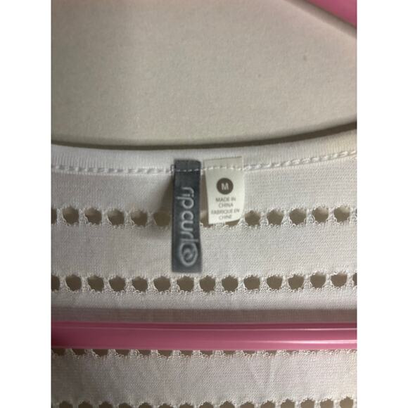 NEW Rip Curl Women's Open Road Beach Cover Up White Sz Medium - Picture 4 of 6